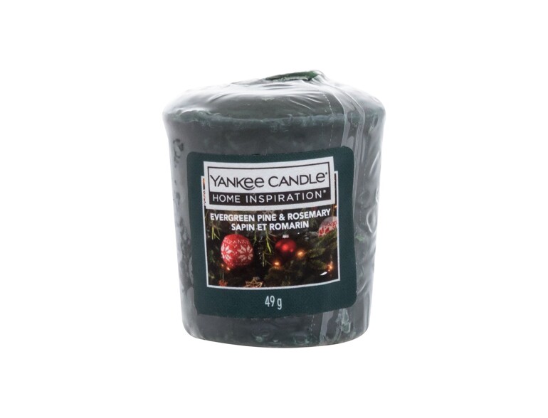 Candela profumata Yankee Candle Home Inspiration Evergreen Pine & Rosemary 49 g