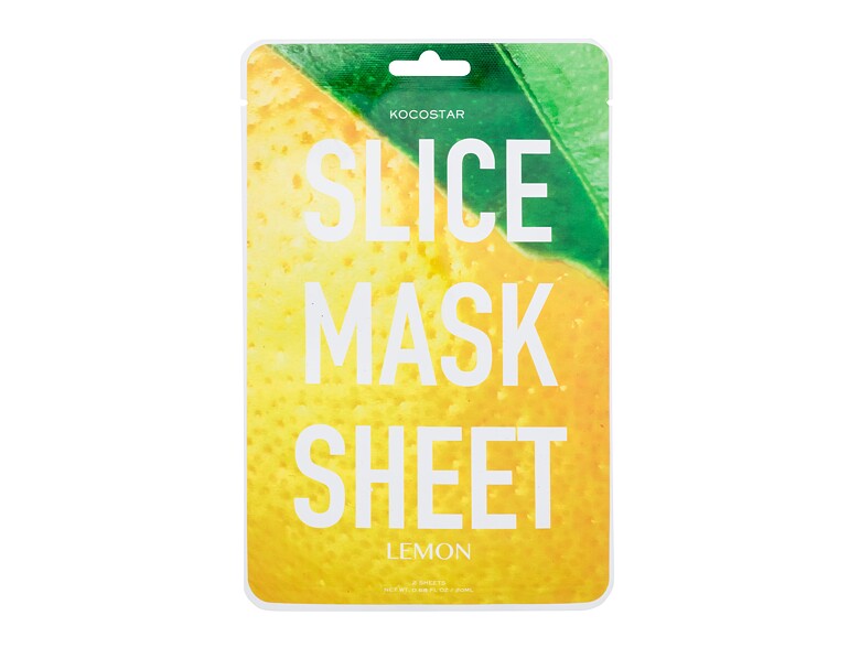 Maschera per il viso Kocostar Slice Mask Lemon 20 ml