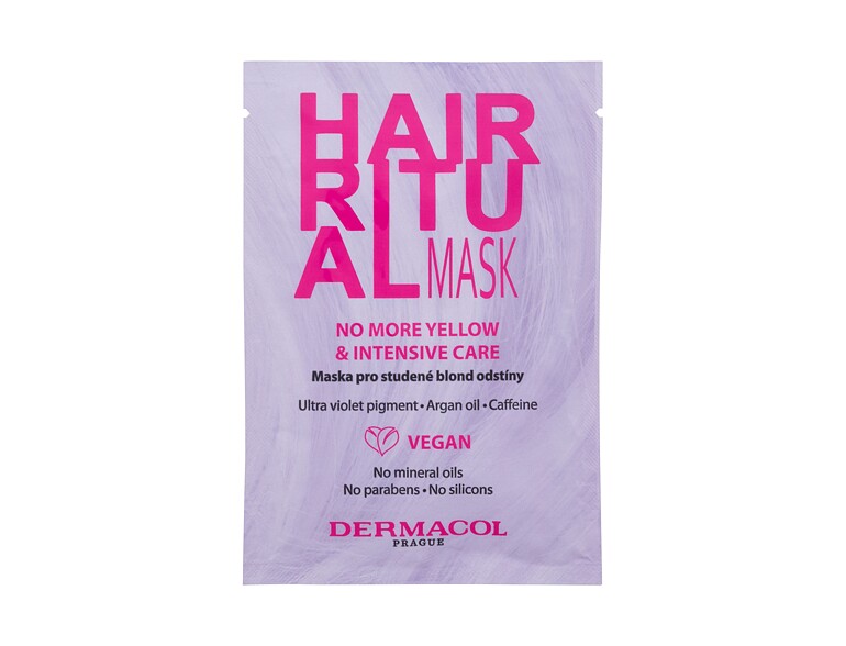 Masque cheveux Dermacol Hair Ritual No More Yellow Mask 15 ml