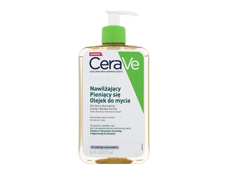 Reinigungsöl CeraVe Facial Cleansers Hydrating Foaming Oil Cleanser 473 ml