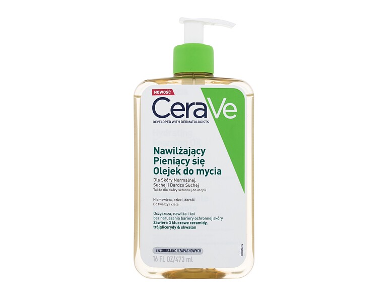 Huile nettoyante CeraVe Facial Cleansers Hydrating Foaming Oil Cleanser 473 ml