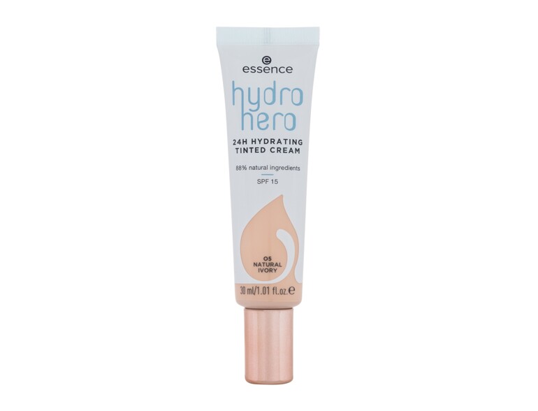 Foundation Essence Hydro Hero 24H Hydrating Tinted Cream SPF15 30 ml 05 Natural Ivory