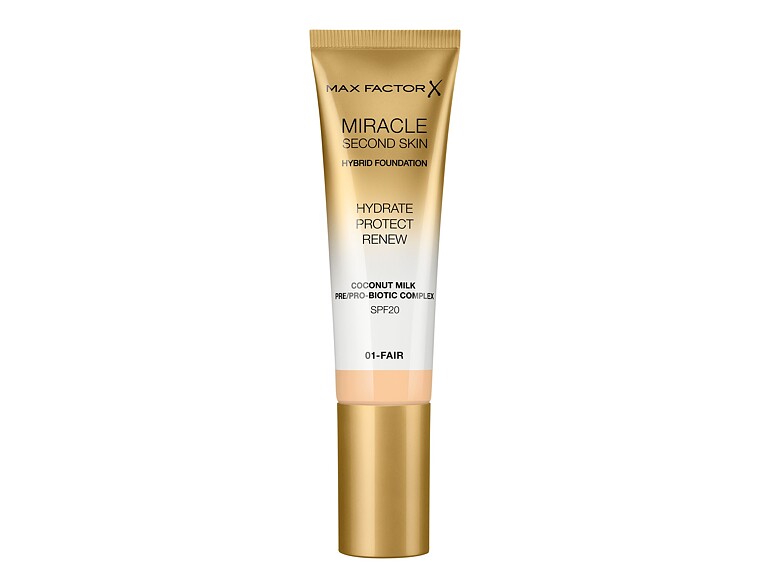 Foundation Max Factor Miracle Second Skin SPF20 30 ml 01 Fair