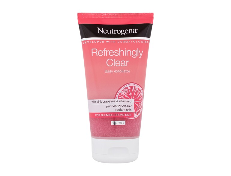 Peeling viso Neutrogena Refreshingly Clear Daily Exfoliator 150 ml