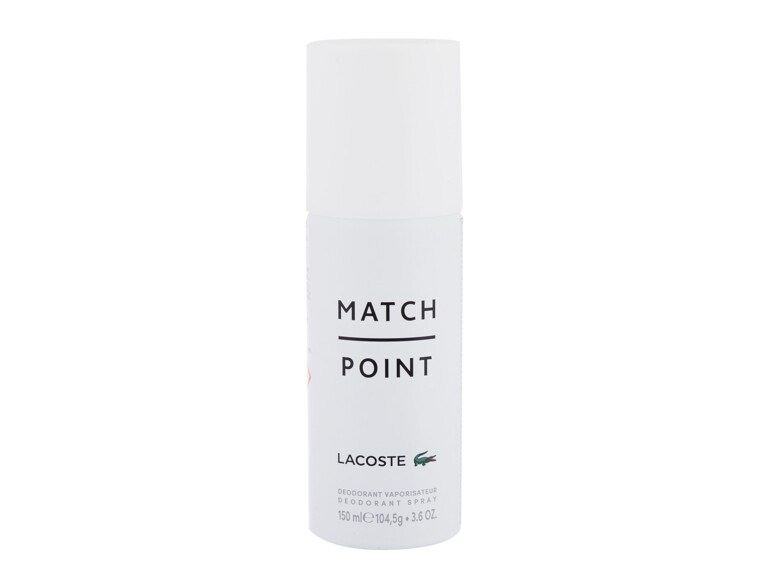 Déodorant Lacoste Match Point 150 ml flacon endommagé