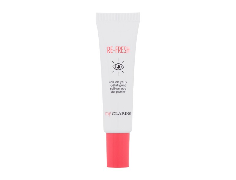 Augengel Clarins Re-Fresh Roll-On Eye De-Puffer 15 ml