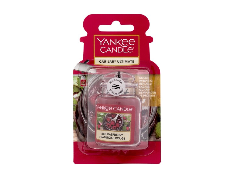 Deodorante per auto Yankee Candle Red Raspberry Car Jar 1 St. confezione danneggiata