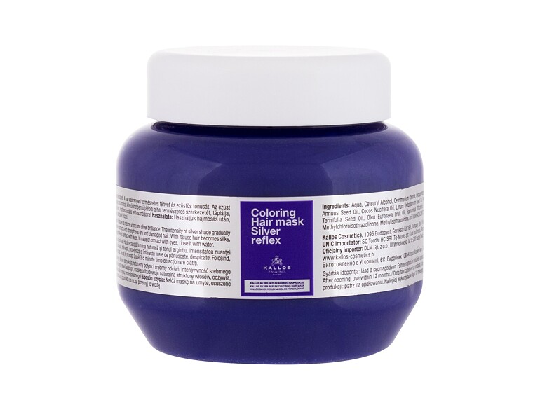 Haarmaske Kallos Cosmetics Silver Reflex 275 ml Beschädigtes Flakon