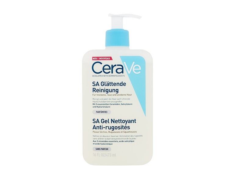 Reinigungsgel CeraVe Facial Cleansers SA Smoothing 473 ml