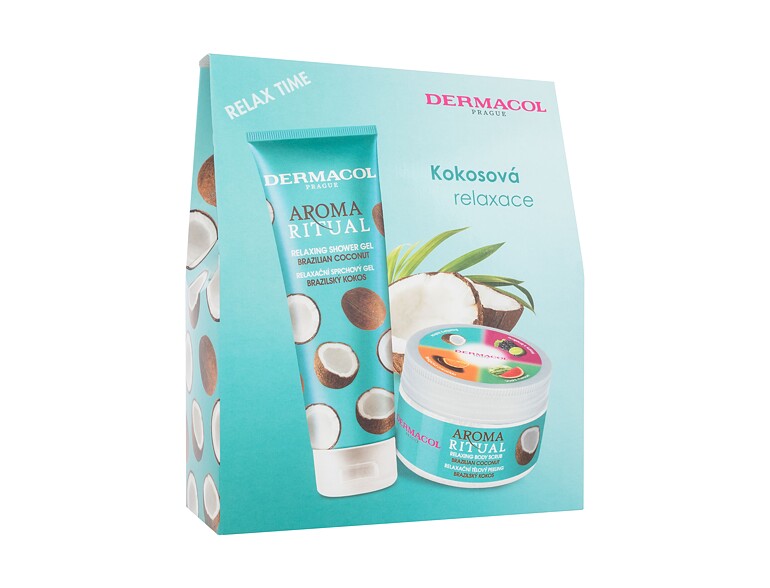 Duschgel Dermacol Aroma Ritual Brazilian Coconut 250 ml Beschädigte Schachtel Sets