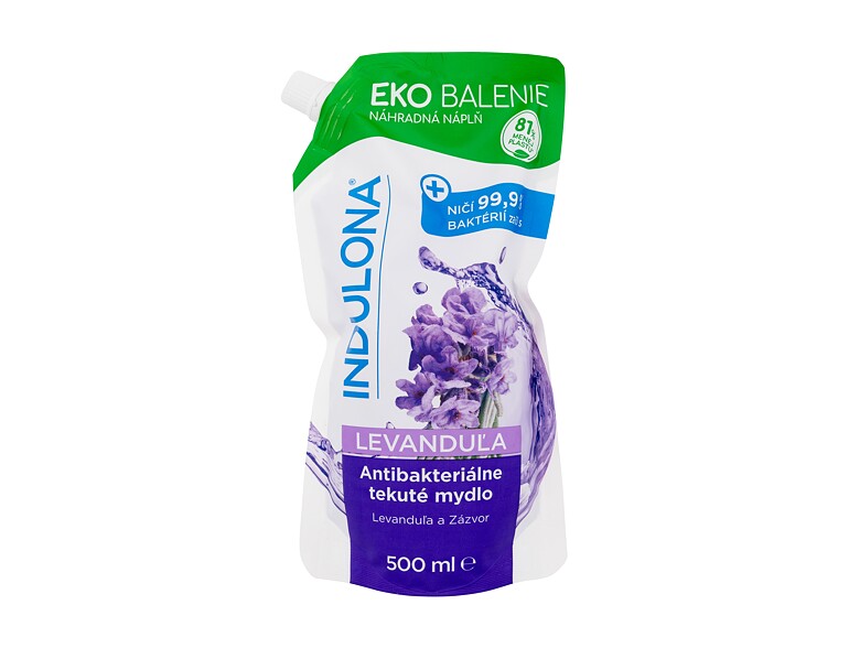 Savon liquide INDULONA Lavender Antibacterial Recharge 500 ml