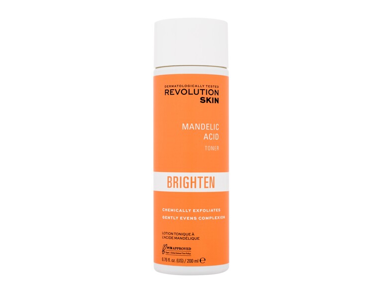 Tonici e spray Revolution Skincare Brighten Mandelic Acid Toner 200 ml