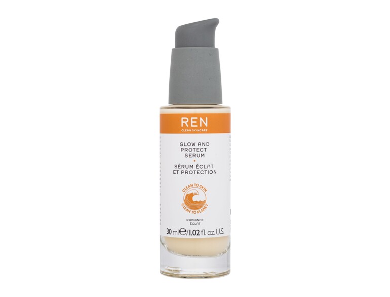Siero per il viso REN Clean Skincare Radiance Glow And Protect Serum 30 ml