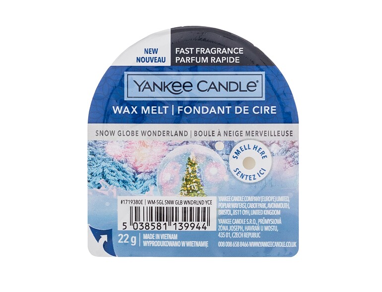 Duftwachs Yankee Candle Snow Globe Wonderland 22 g