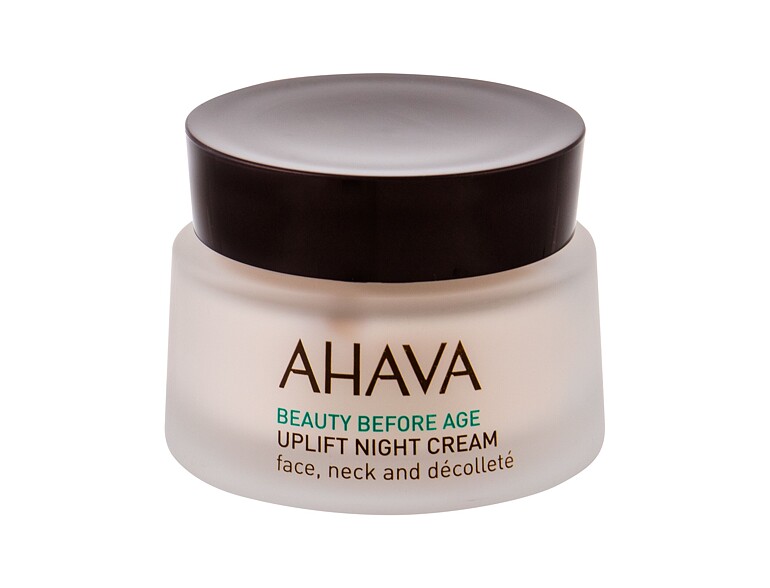 Crema notte per il viso AHAVA Beauty Before Age Uplift 50 ml scatola danneggiata