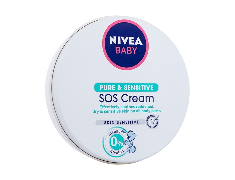 Crema giorno per il viso Nivea Baby SOS Cream Pure & Sensitive 150 ml confezione danneggiata
