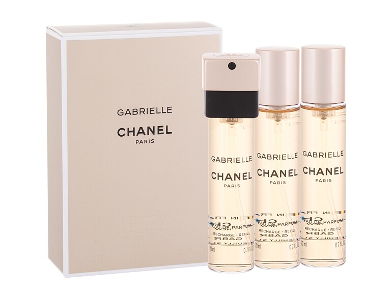Eau de Parfum Chanel Gabrielle Nachfüllung 3x20 ml Beschädigte Schachtel