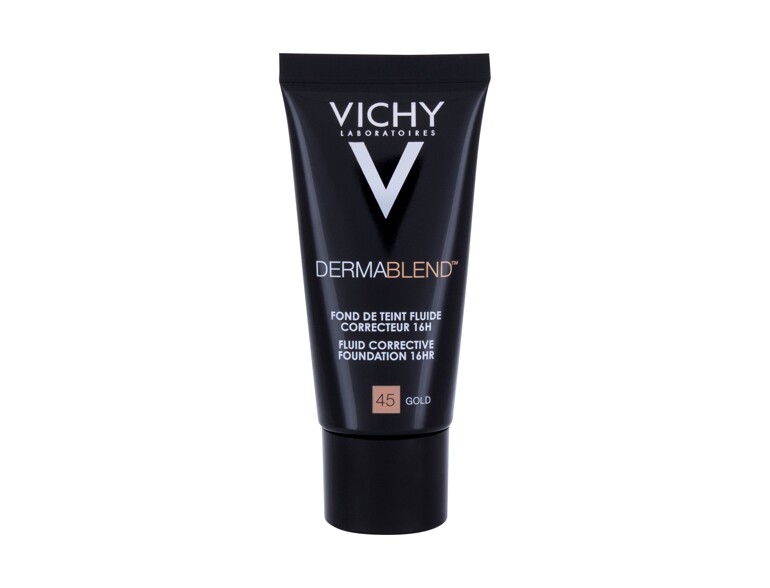 Foundation Vichy Dermablend™ Fluid Corrective Foundation SPF28 30 ml 45 Gold Beschädigte Schachtel