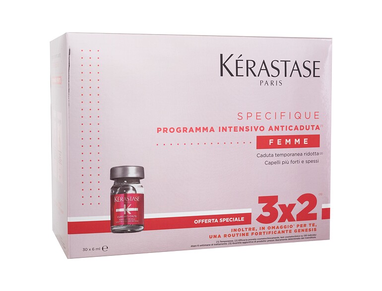 Sieri e trattamenti per capelli Kérastase Spécifique Cure Anti-Chute Intensive Set 10x6 ml scatola d