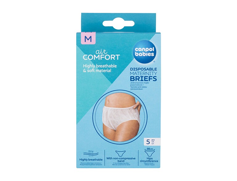 Mutandine post-parto Canpol babies Air Comfort Disposable Maternity Briefs M 5 St.