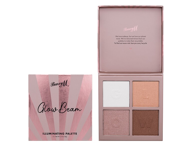 Highlighter Barry M Glow Beam Illuminating Palette 16 g