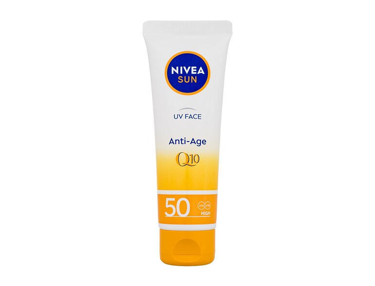 Protezione solare viso Nivea Sun UV Face Q10 Anti-Age SPF50 50 ml