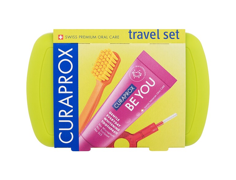 Spazzolino da denti Curaprox Travel Set Green 1 St.