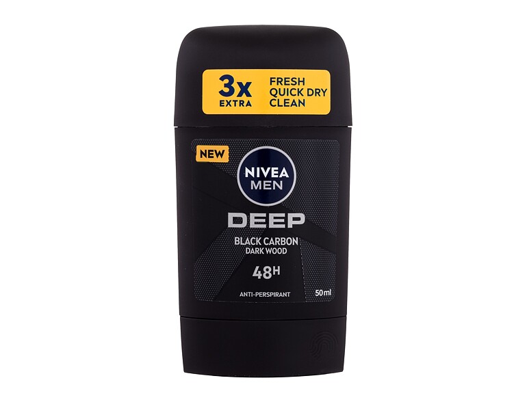 Antiperspirant Nivea Men Deep Black Carbon 48H 50 ml