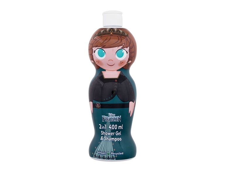 Duschgel Disney Frozen Anna 2in1 Shower Gel & Shampoo 3D 400 ml