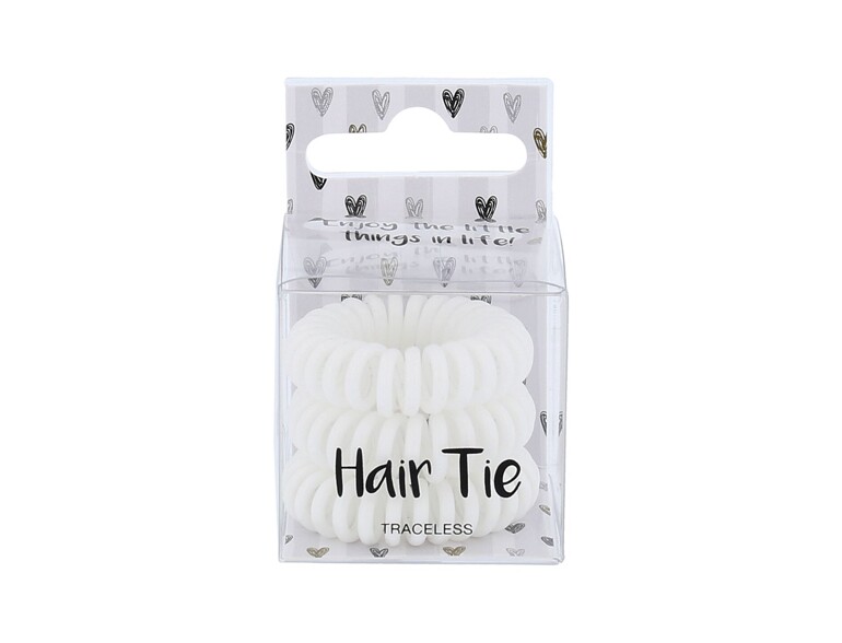 Haargummi 2K Hair Tie 3 St. White Beschädigte Schachtel