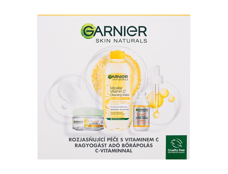 Gesichtsgel Garnier Skin Naturals Vitamin C 50 ml Sets