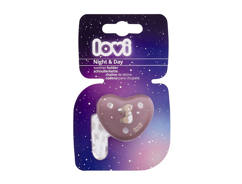 Schnullerclip LOVI Night & Day Soother Holder Girl 1 St.