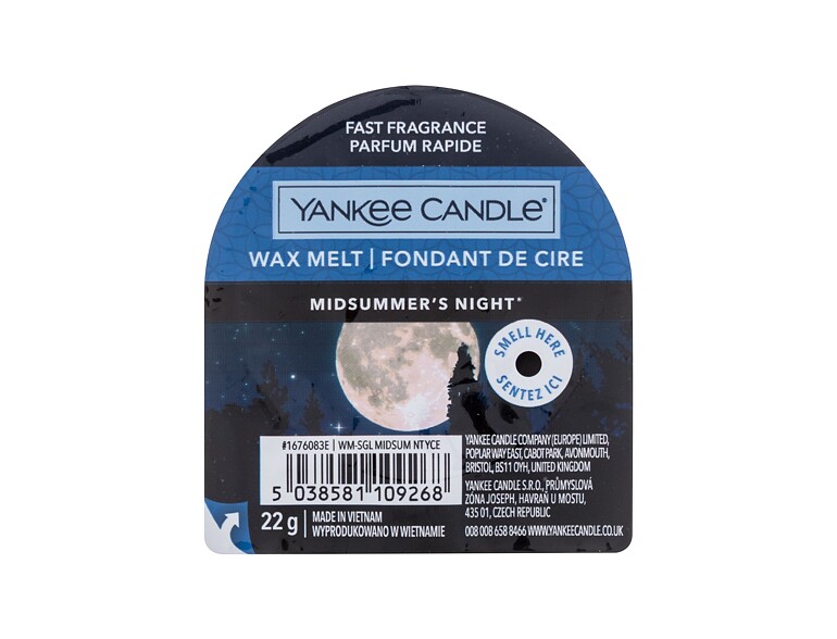 Duftwachs Yankee Candle Midsummer´s Night 22 g Beschädigte Verpackung