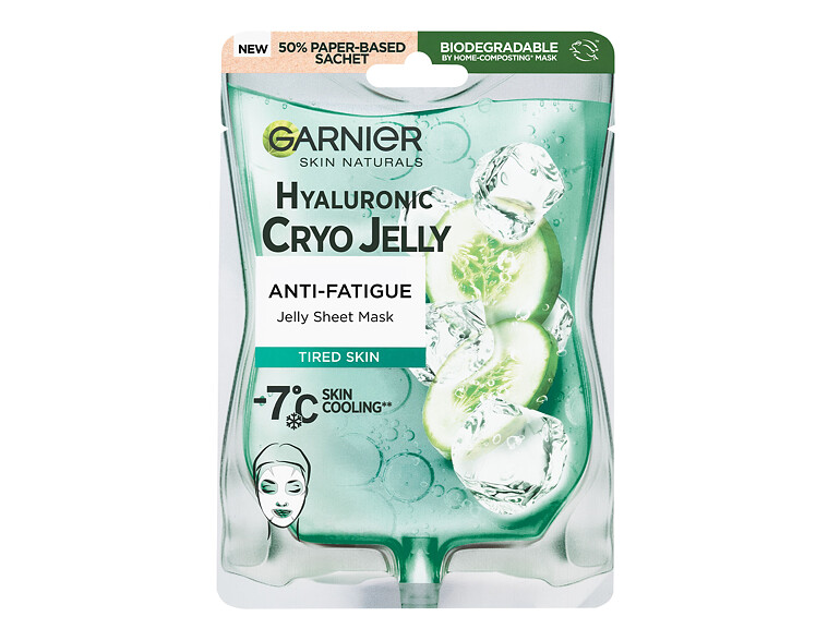 Gesichtsmaske Garnier Skin Naturals Hyaluronic Cryo Jelly Sheet Mask 1 St.