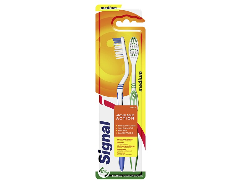 Zahnbürste Signal Antiplaque Toothbrush Medium 2 St.