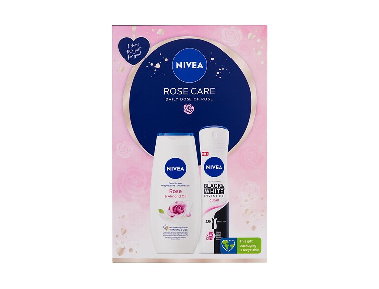 Duschgel Nivea Rose Care 250 ml Beschädigte Schachtel Sets