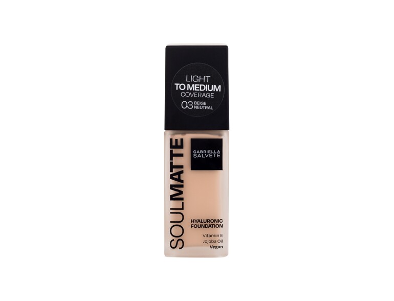 Foundation Gabriella Salvete Soulmatte Hyaluronic Foundation 30 ml 03N Beige Neutral
