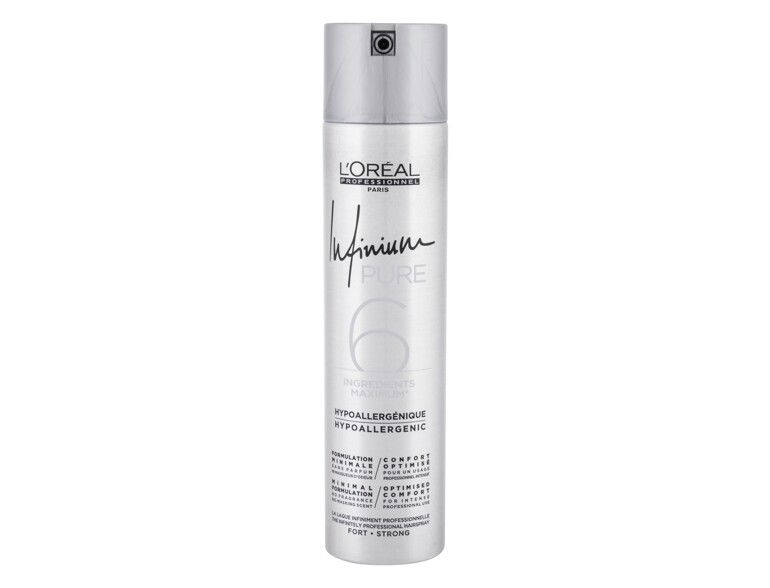 Laque L'Oréal Professionnel Infinium Pure Strong 300 ml flacon endommagé