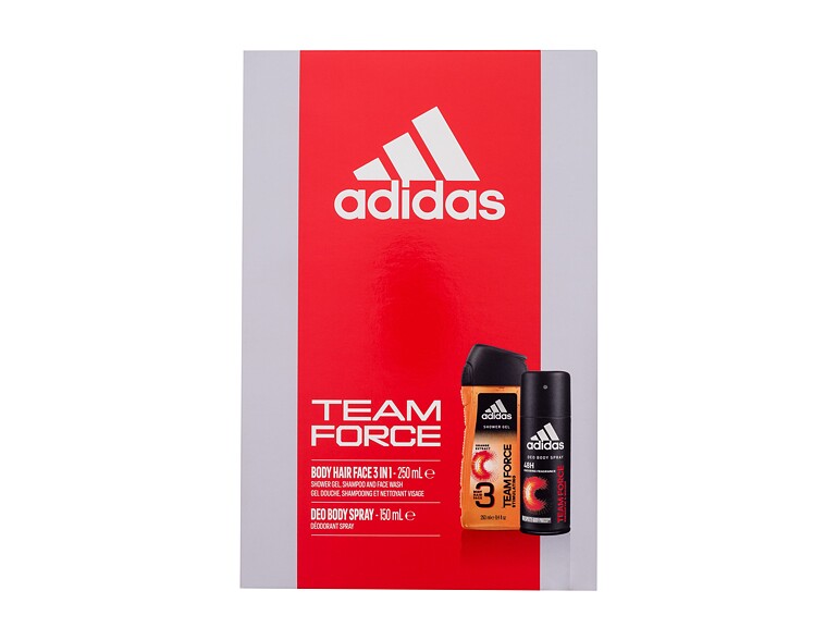 Duschgel Adidas Team Force 150 ml Beschädigte Schachtel Sets