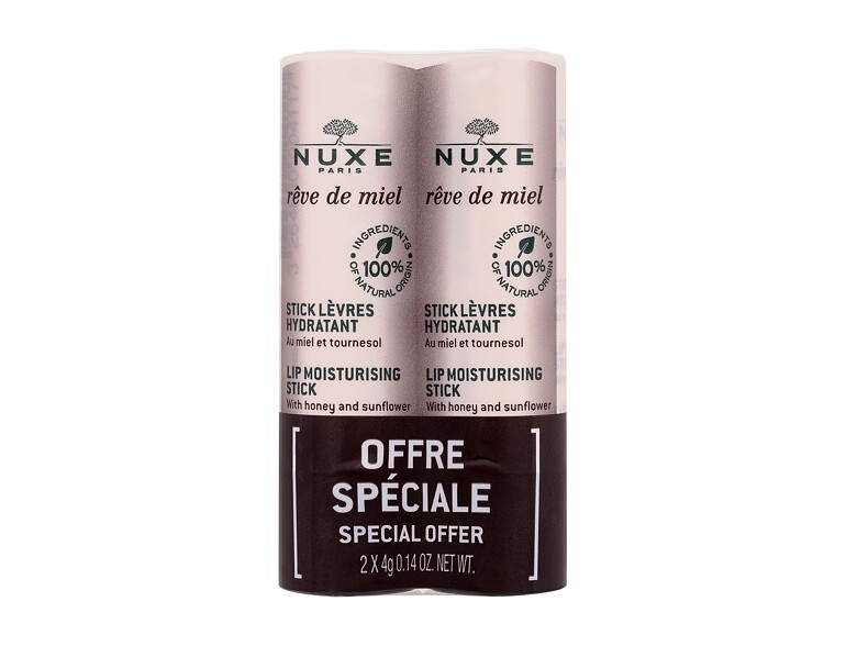 Balsamo per le labbra NUXE Rêve de Miel Lip Moisturising Stick 2x4 g