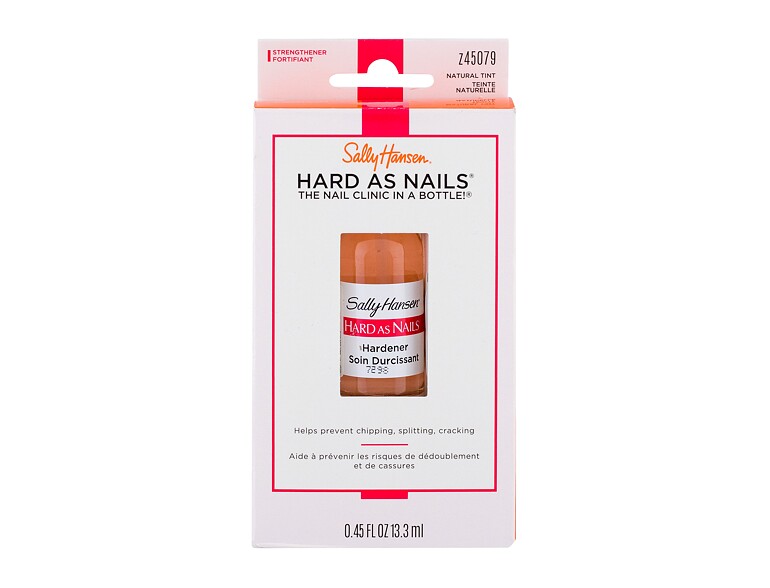 Smalto per le unghie Sally Hansen Hard As Nails Hardener 13,3 ml Natural Tint confezione danneggiata