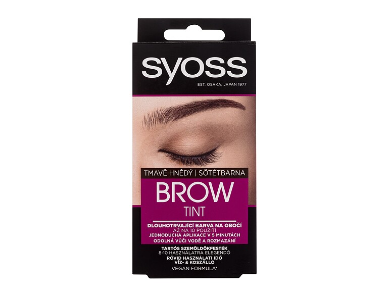Augenbrauenfarbe Syoss Brow Tint 17 ml Dark Brown