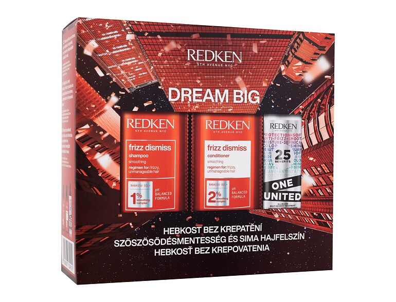 Shampoo Redken Frizz Dismiss Dream Big 300 ml Beschädigte Schachtel Sets