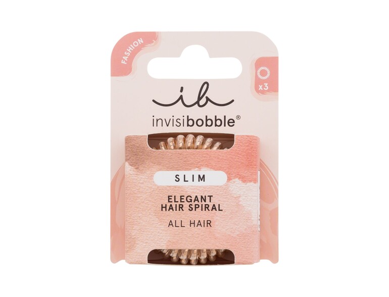 Haargummi Invisibobble Slim 3 St. Bronze