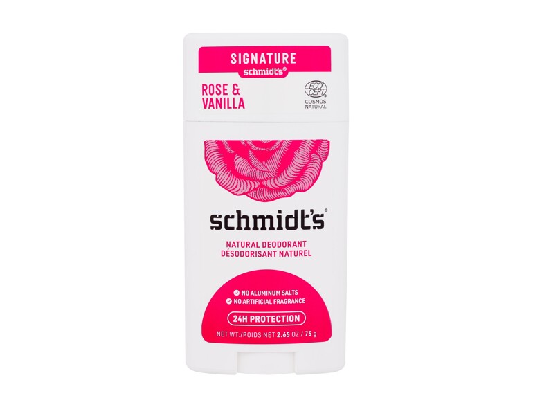 Deodorant schmidt's Rose & Vanilla Natural Deodorant 75 g Beschädigtes Flakon