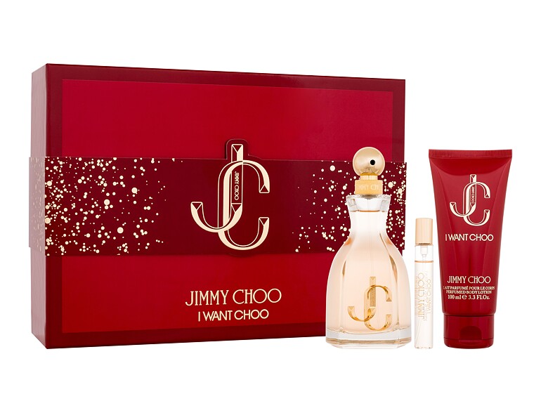 Eau de Parfum Jimmy Choo I Want Choo 100 ml Beschädigte Schachtel Sets