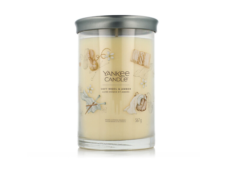 Duftkerze Yankee Candle Signature Soft Wool & Amber Tumbler 567 g