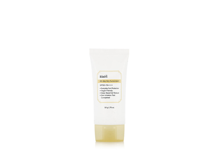 Sonnenschutz fürs Gesicht Dear, Klairs All-day Airy Sunscreen SPF50+ 50 g