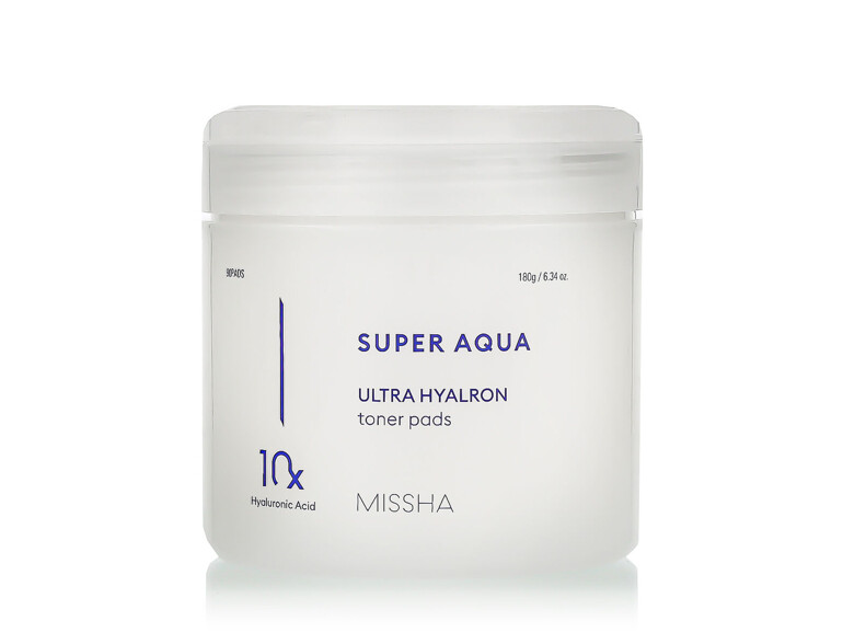 Reinigungstücher  Missha Super Aqua Ultra Hyalron Toner Pads 90 St.