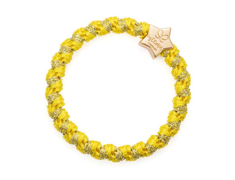 Haargummi By Eloise London Woven Gold Star Marigold 1 St. Marigold